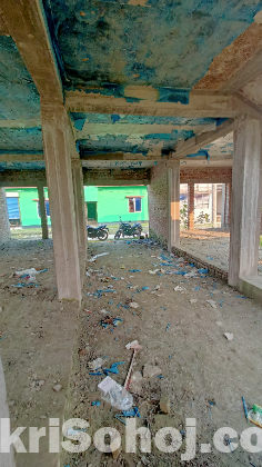 ১০ শতাংশ জমি সহ একতলা ছাদ কমপ্লিট বিল্ডিং সহ বিক্রি করা হবে